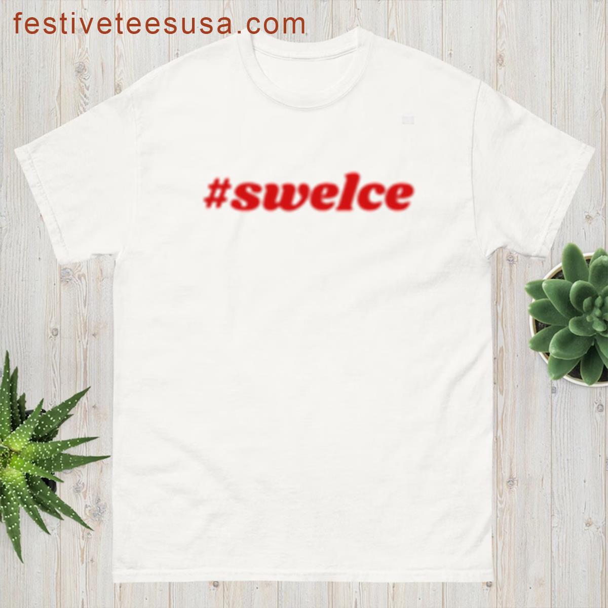 Swelce Red Oversized T-shirt