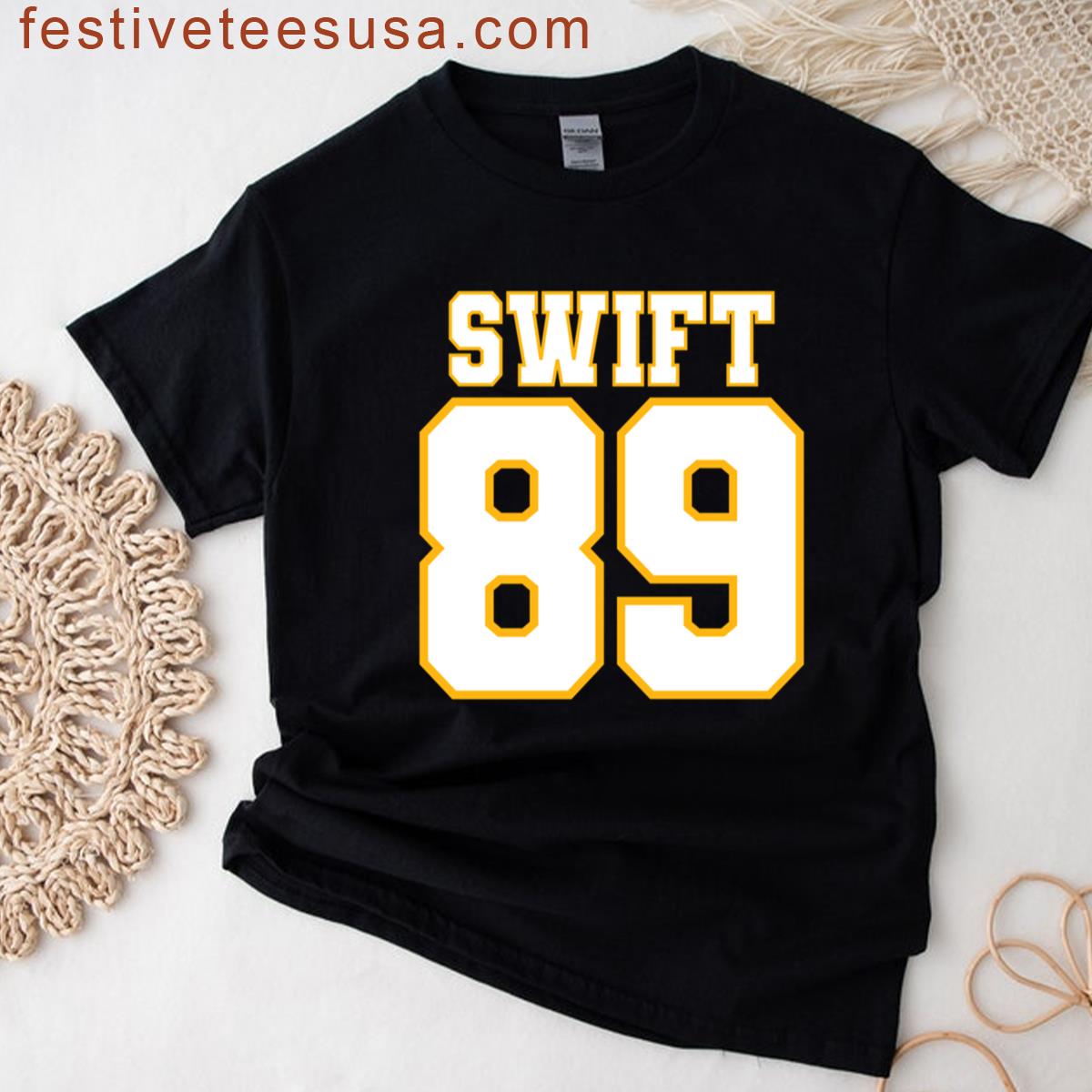 Swift Kelce 89 Red Oversized T-shirt