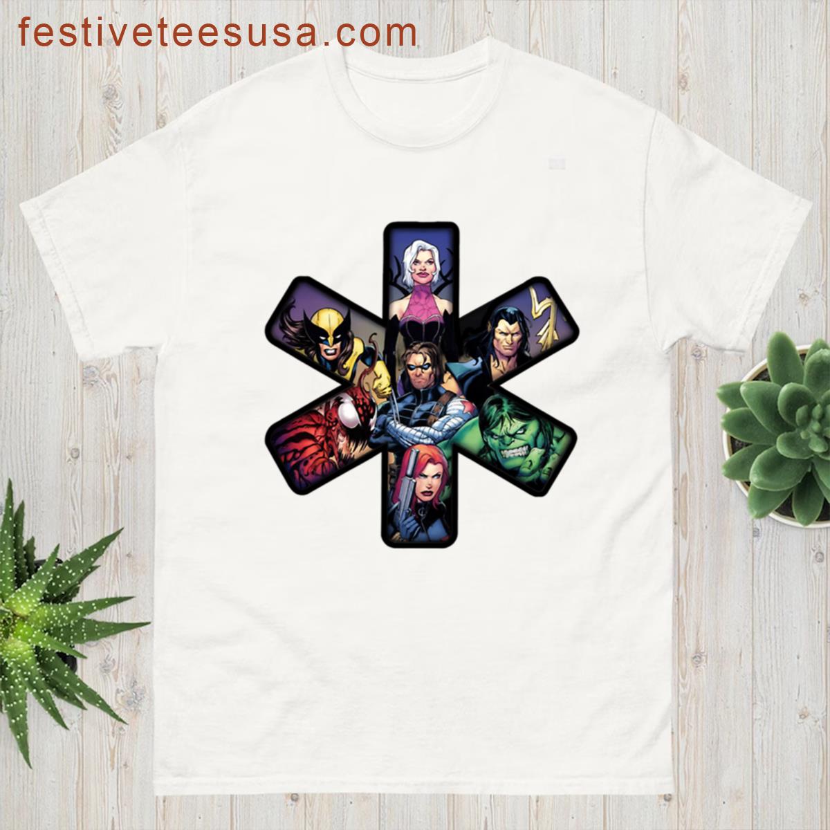 Thunderbolts Anime Design T-shirt