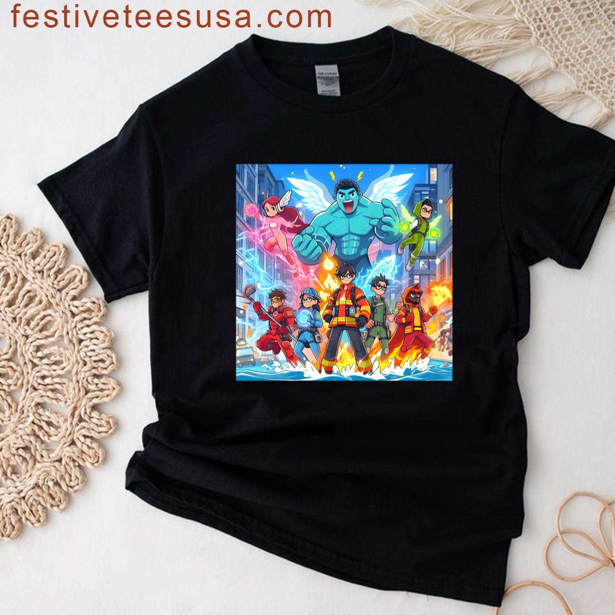 Thunderbolts Anime T-shirt