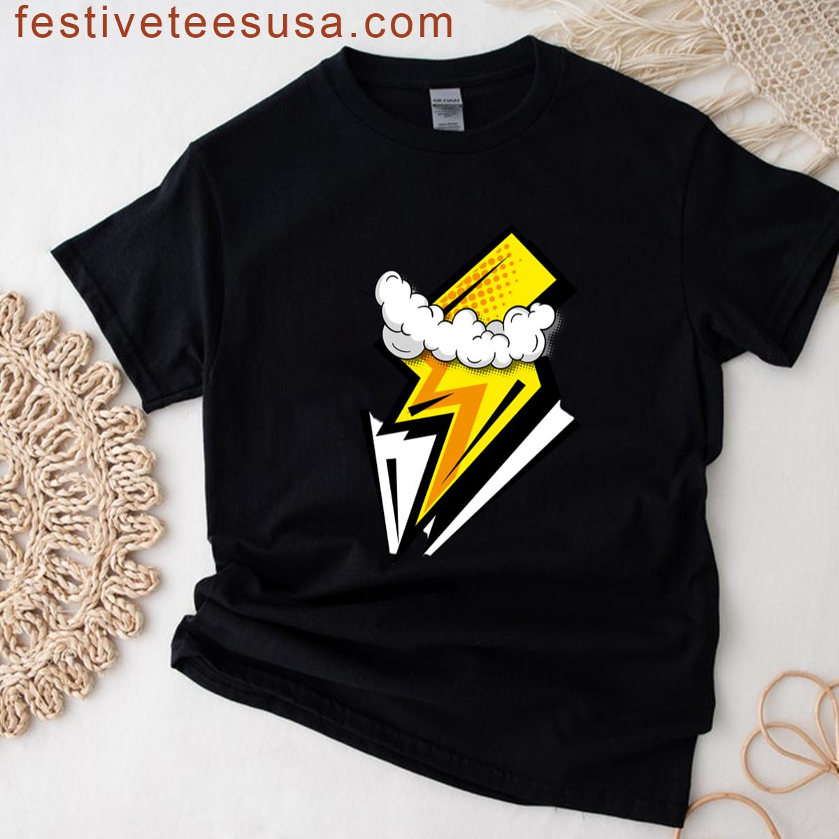 Thunderbolts Super Design Oversized T-shirt