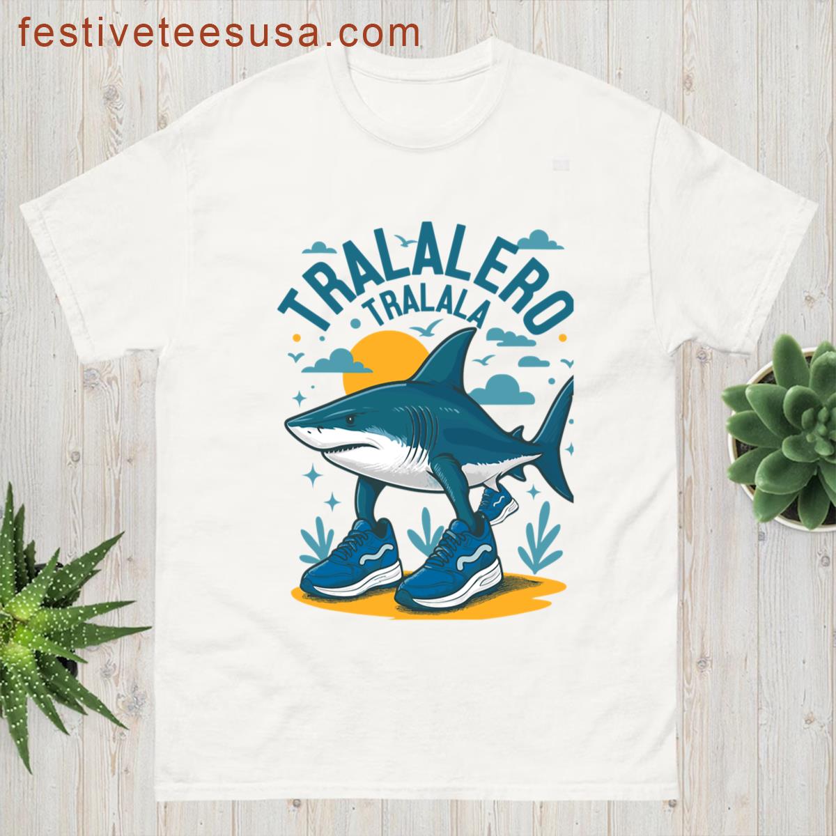 Tralalero Tralala Italian Brainrot Memes T-shirt