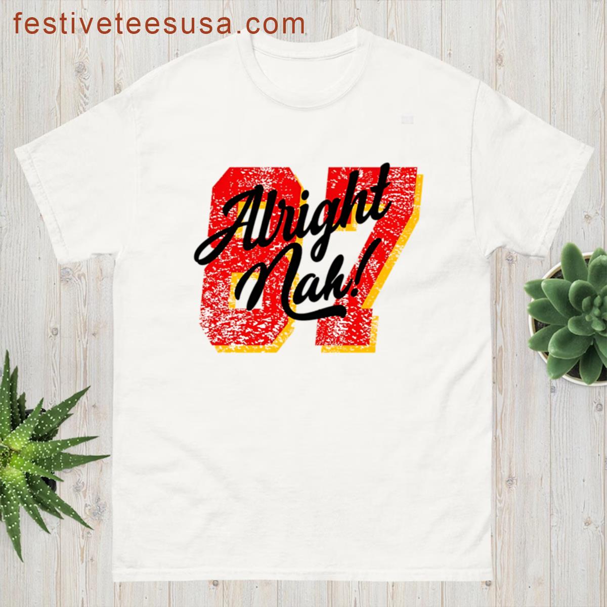 Travis Kelce Alright Nah T-shirt