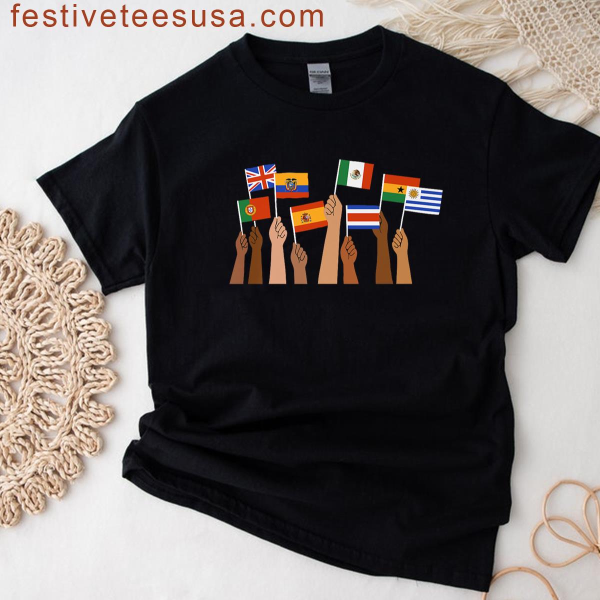 Various Flags Abroad Premium T-shirt