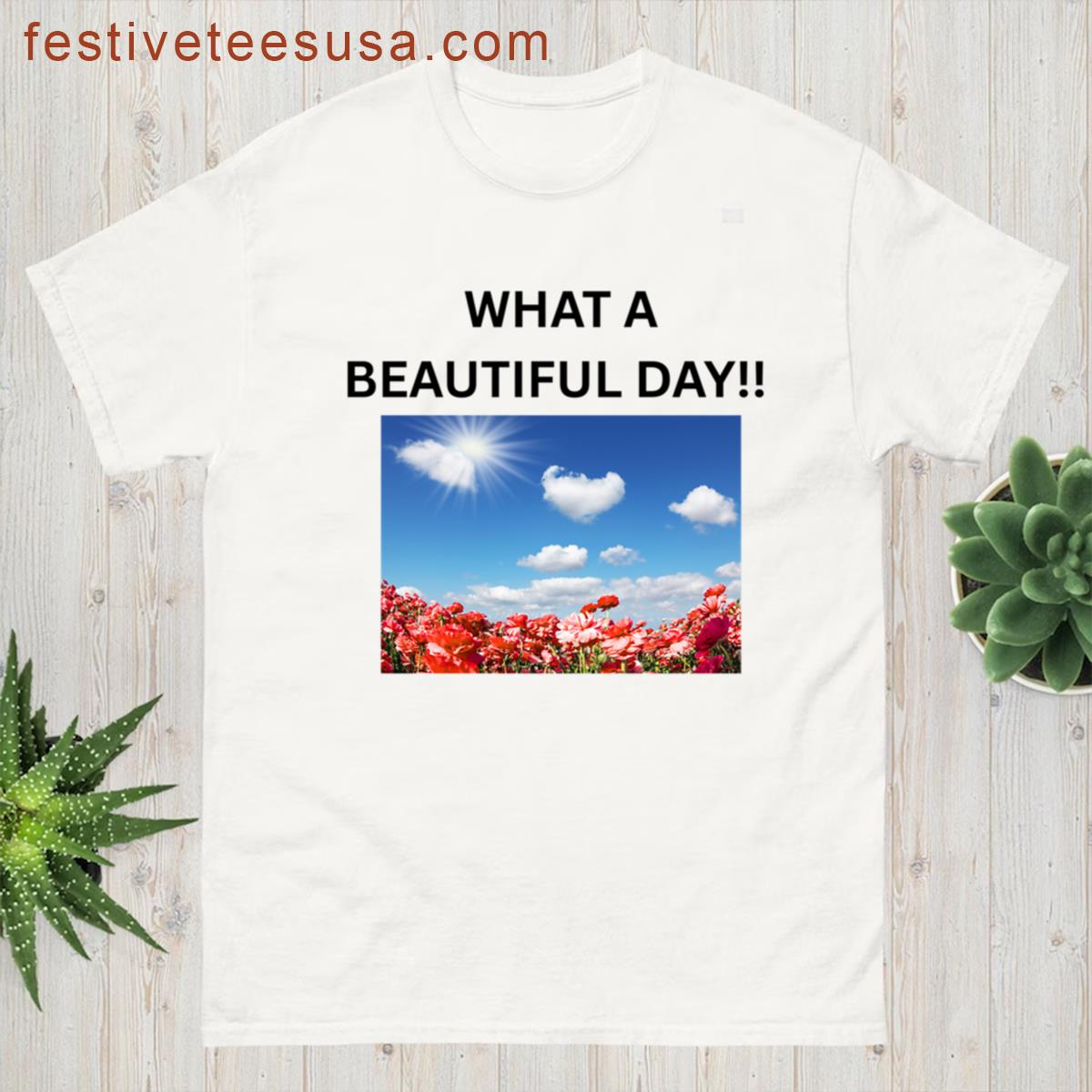 What A Beautiful Day Sunshine Vibes Active T-shirt