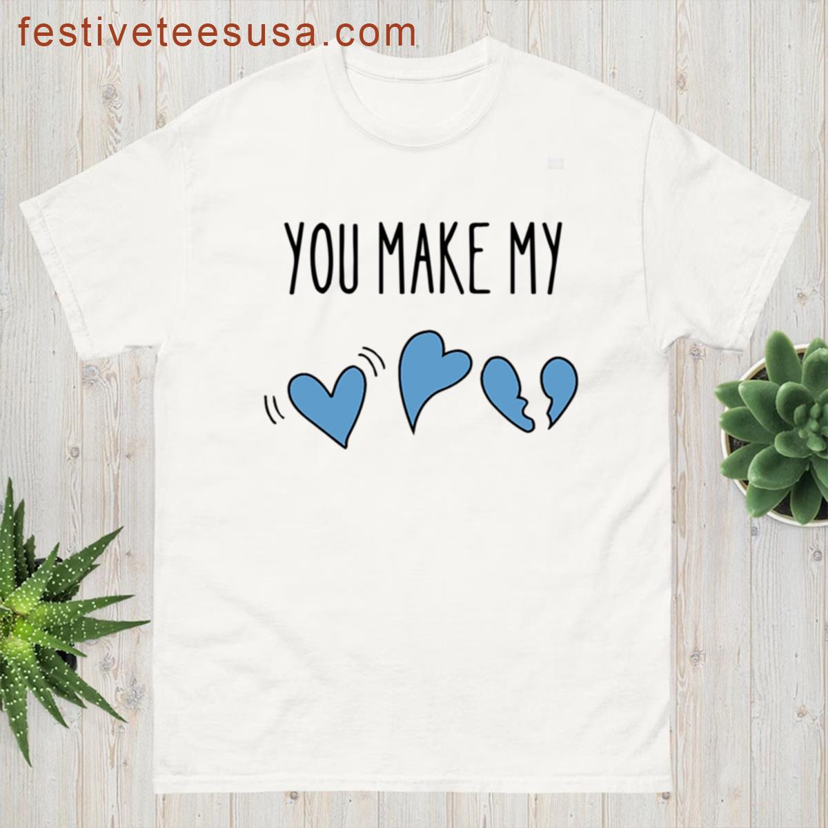 You Make My Heart Shake Bend And Break Troye Sivan T-shirt