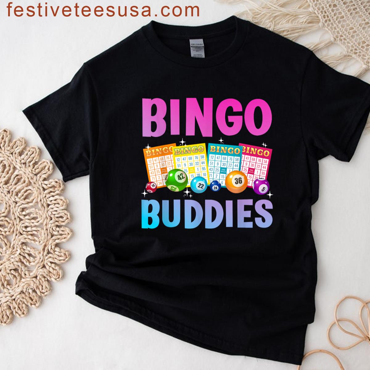 Bingo Buddies Design For Men Women Bingo Lover Bingo Player T-shirt