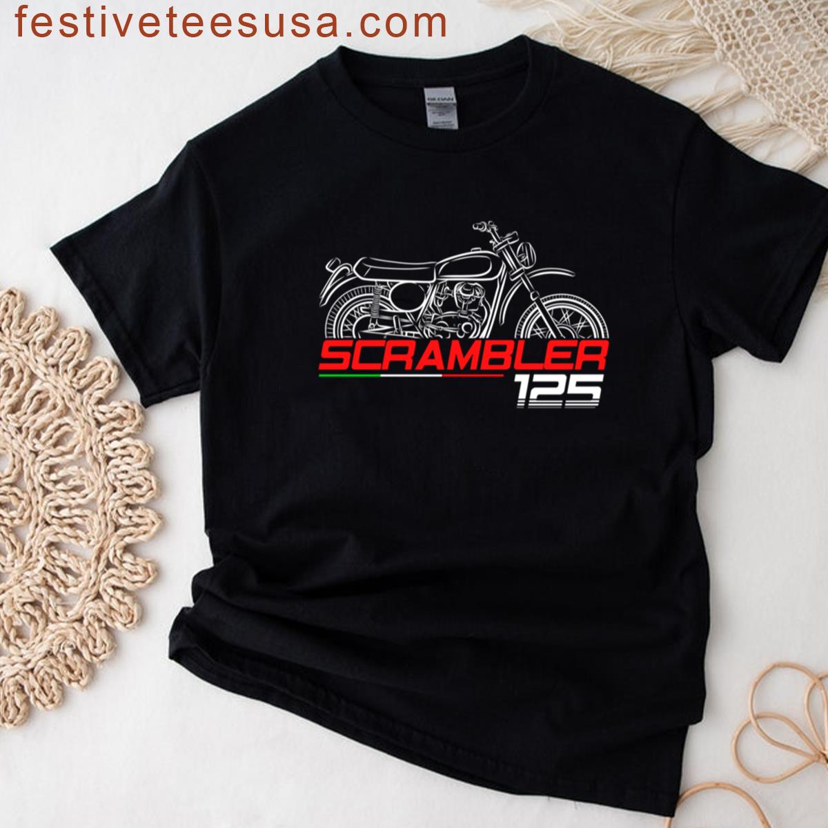 Ducati 125 Scrambler For Bikers Motorcycle T-shirt