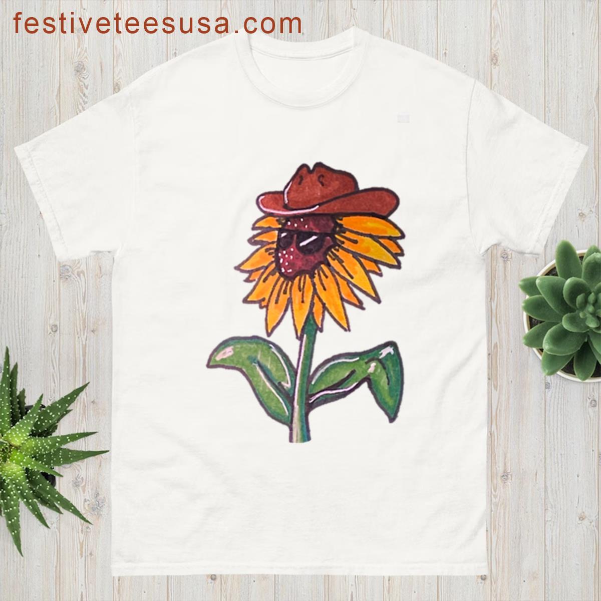 Folksy Sunflower T-shirt