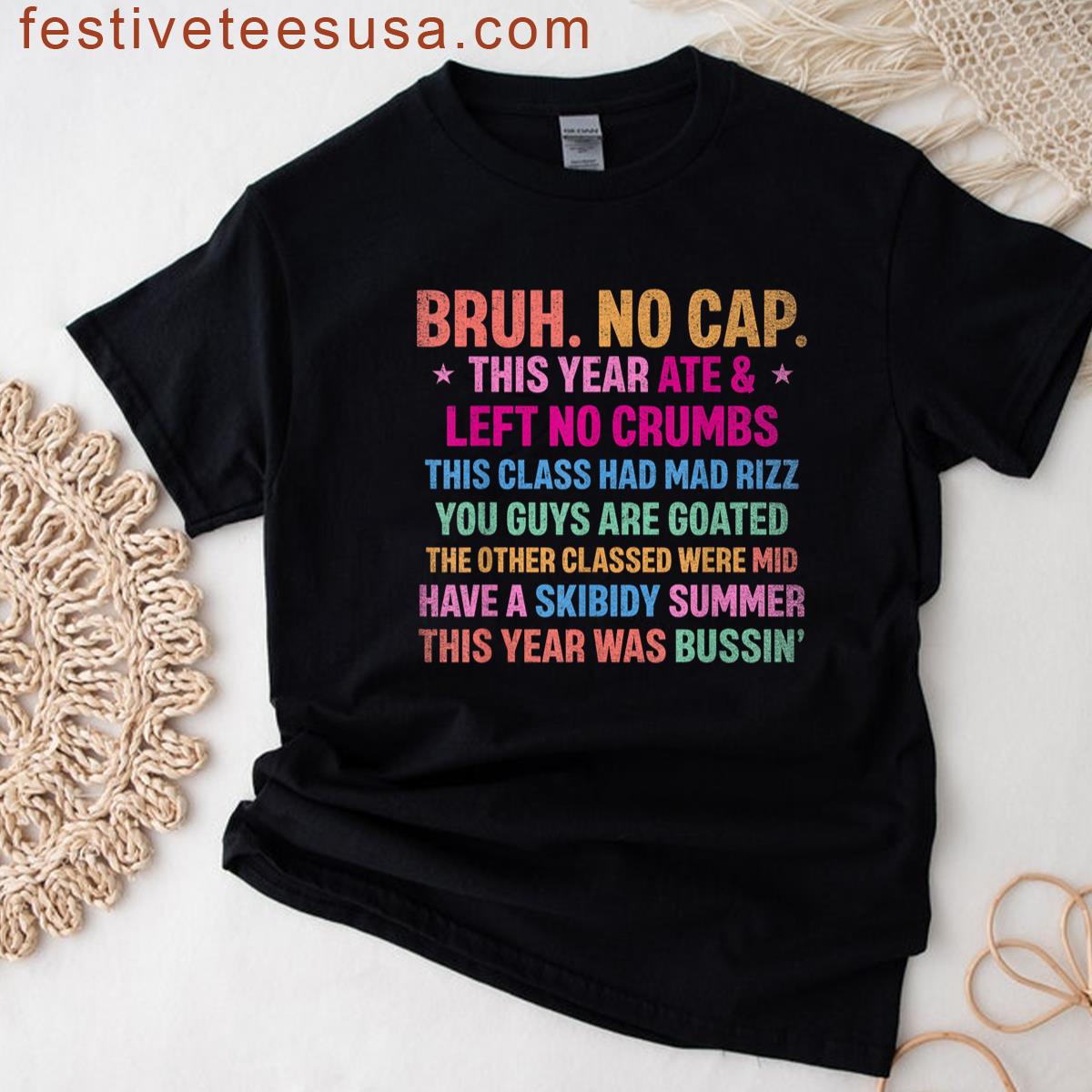 Gen A Slang Teachers Happy Last Day Of School Funny T-shirt