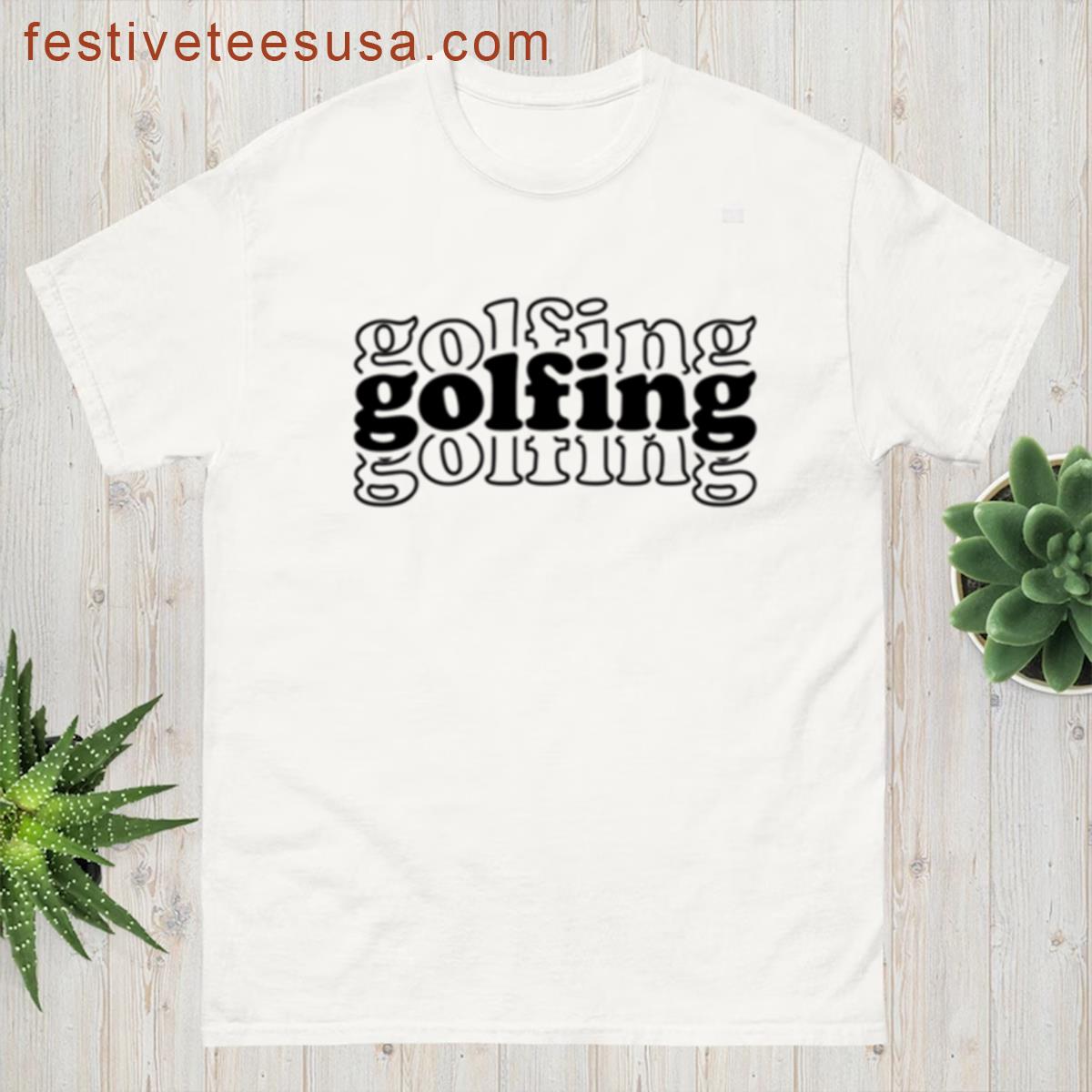 Golfing Vintage – Funny Golfing Lover T-shirt