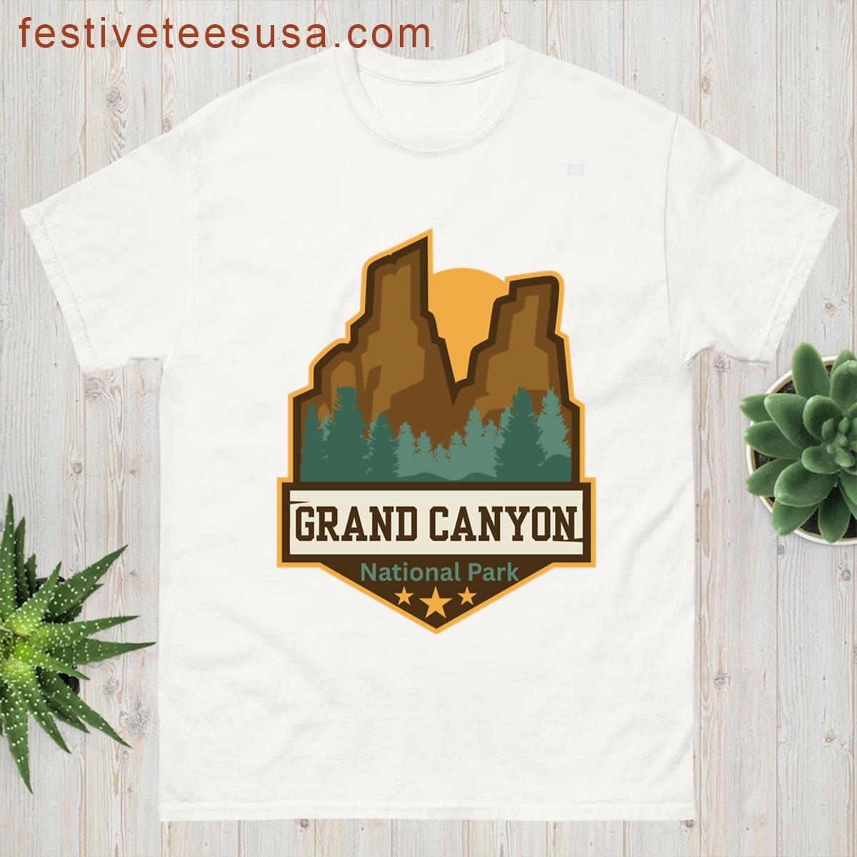 Grand Canyon Teton National State Park Sticker T-shirt