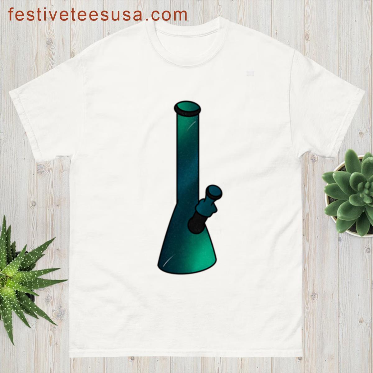 Green Galaxy Lava Bong T-shirt