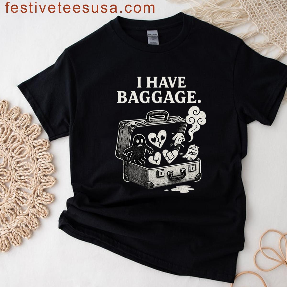 I Have Baggage Oversized T-shirt