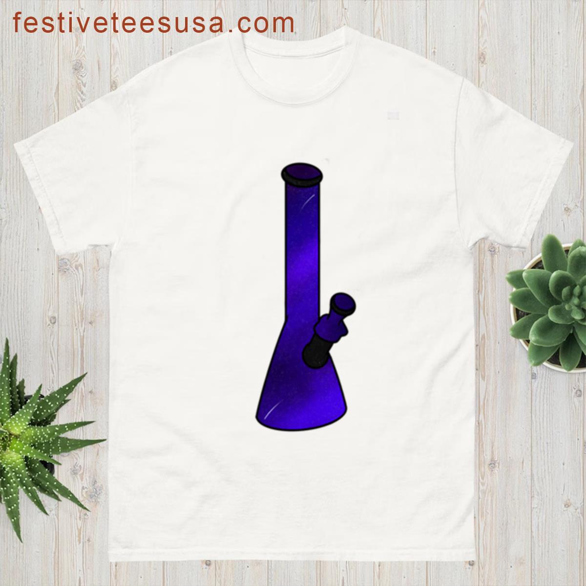 Indigo Galaxy Bong T-shirt