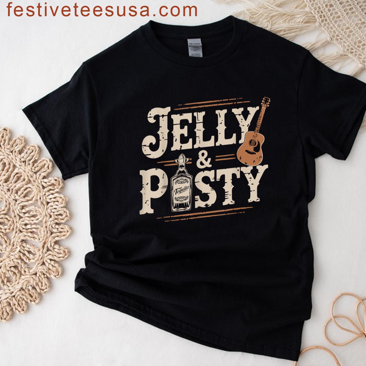 Jelly Personalized First Name Western Birthday Men Women T-shirt