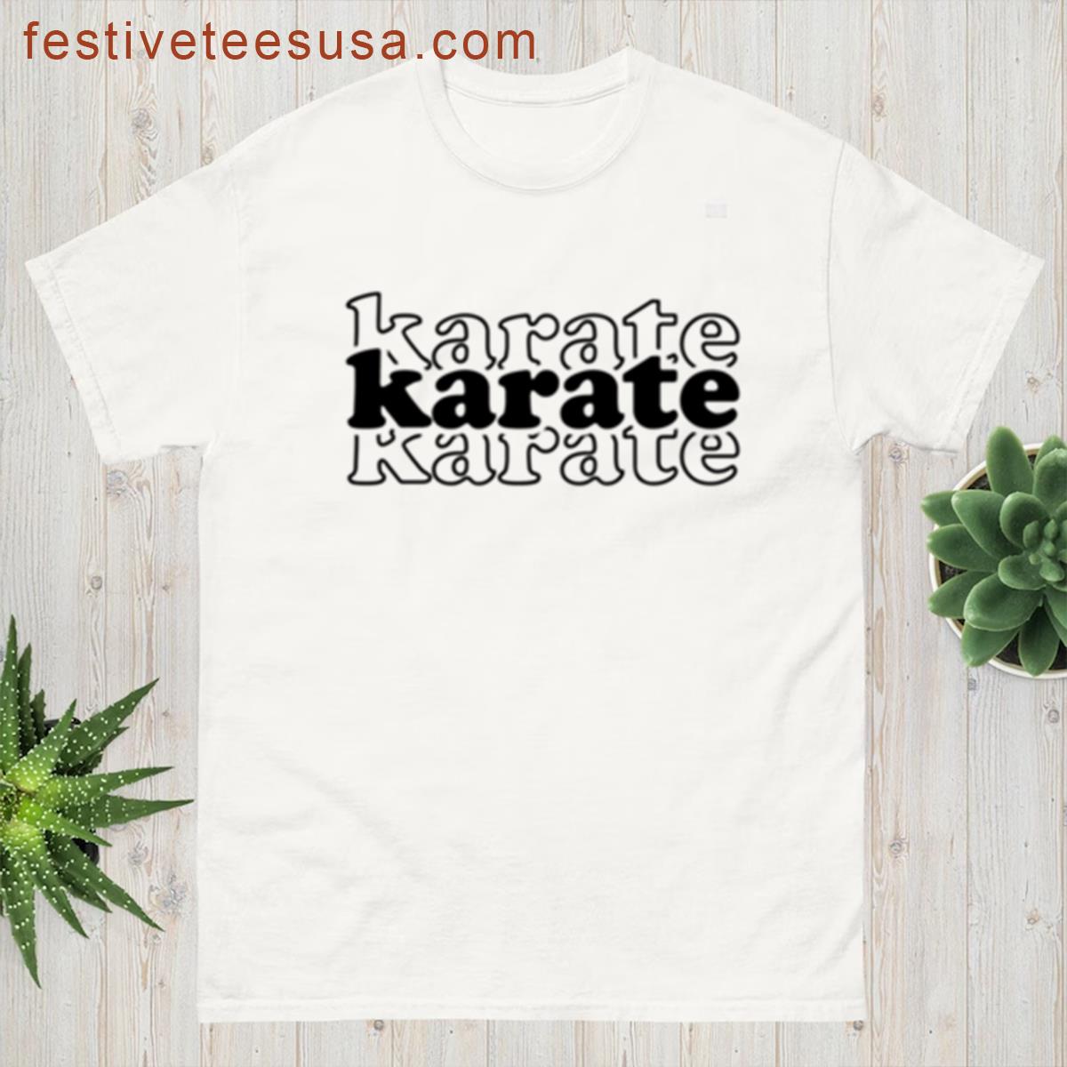 Karate Vintage – Funny Karate Lover T-shirt
