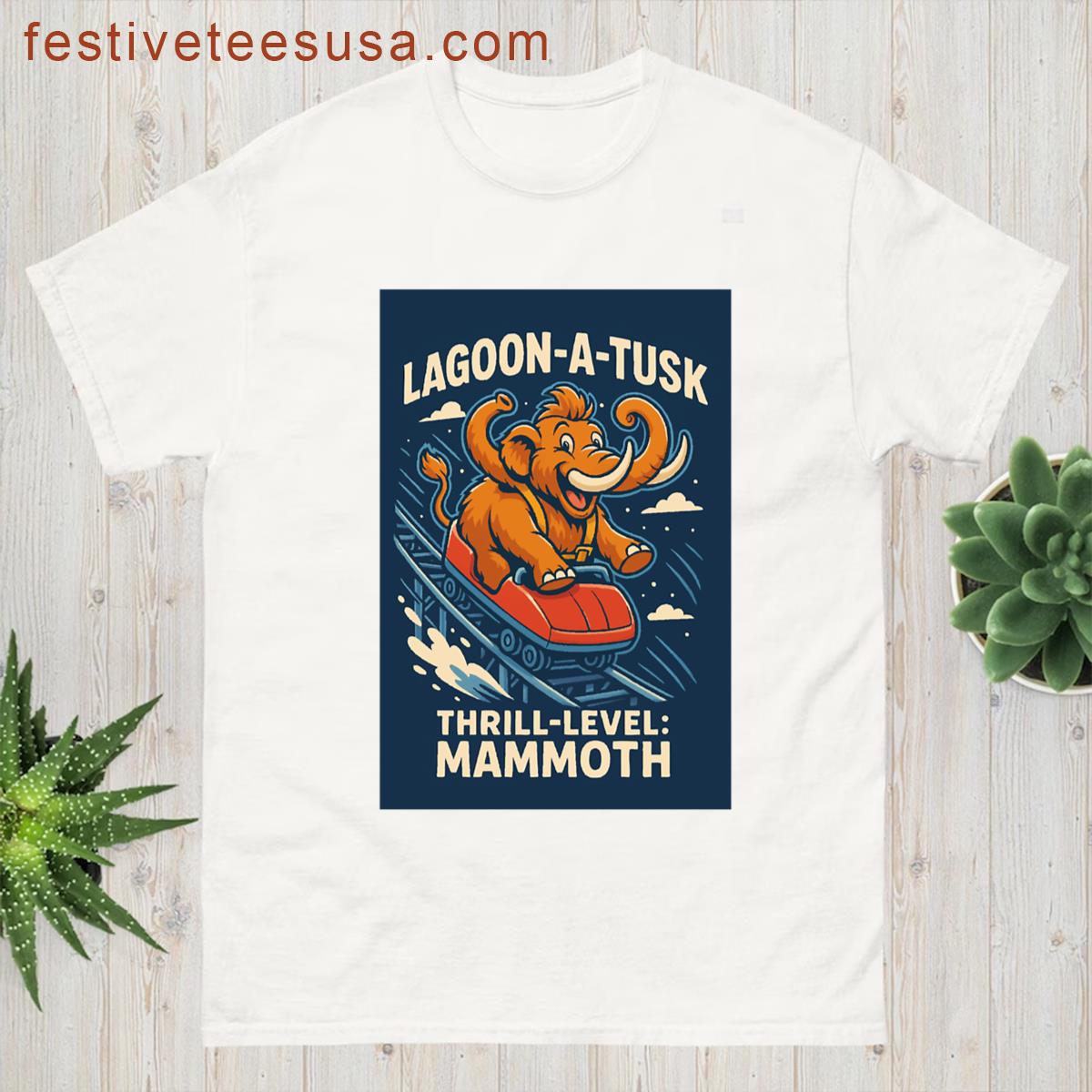 Lagoon-a-tusk Utah Hockey Club Utah Mammoth Hockey Hockey Sports Merch T-shirt