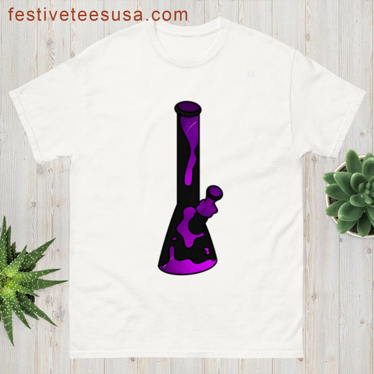 Purple Galaxy Lava Bong T-shirt