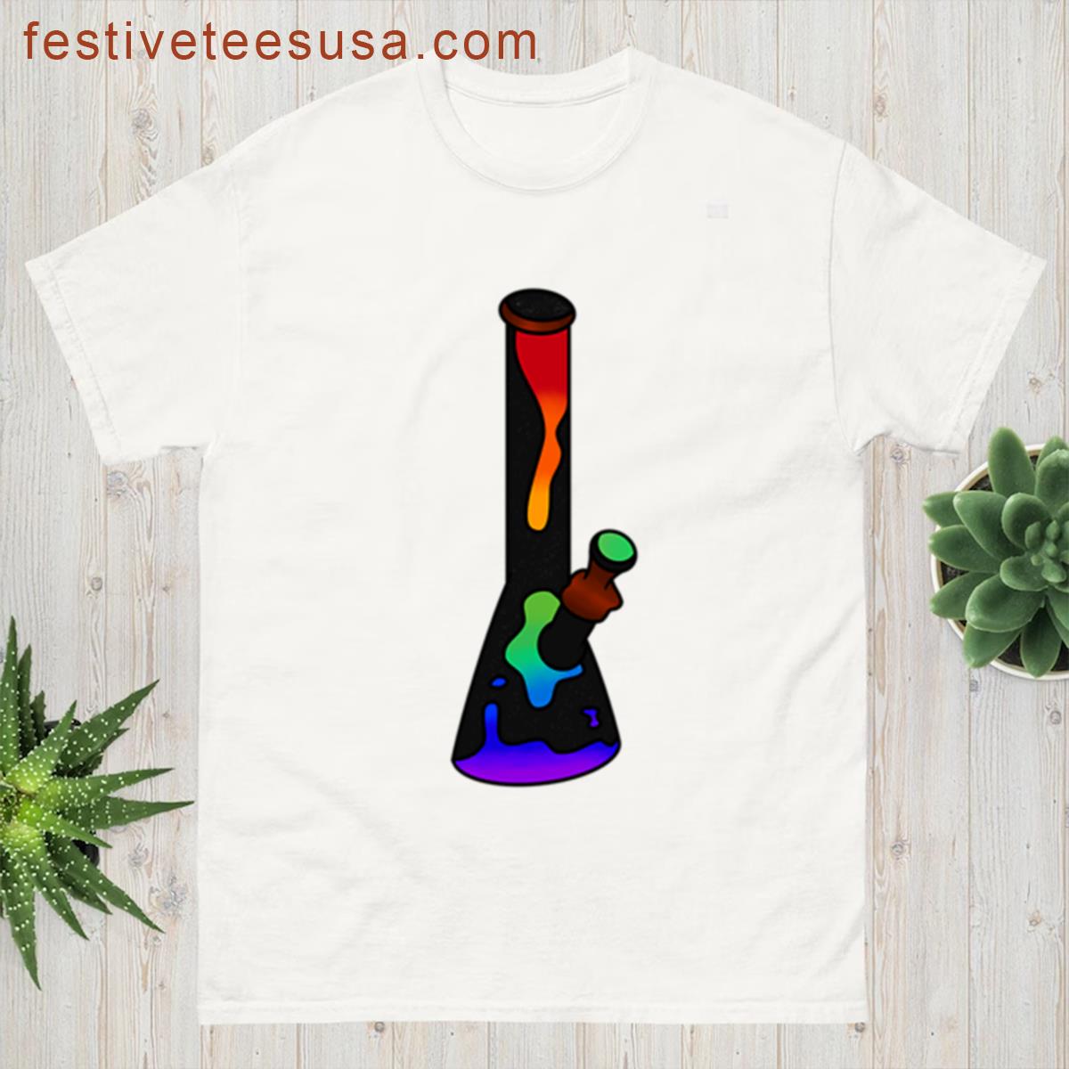 Rainbow Lava Bong T-shirt