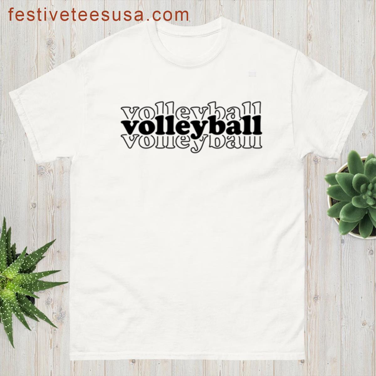 Volleyball Vintage – Funny Volleyball Lover T-shirt