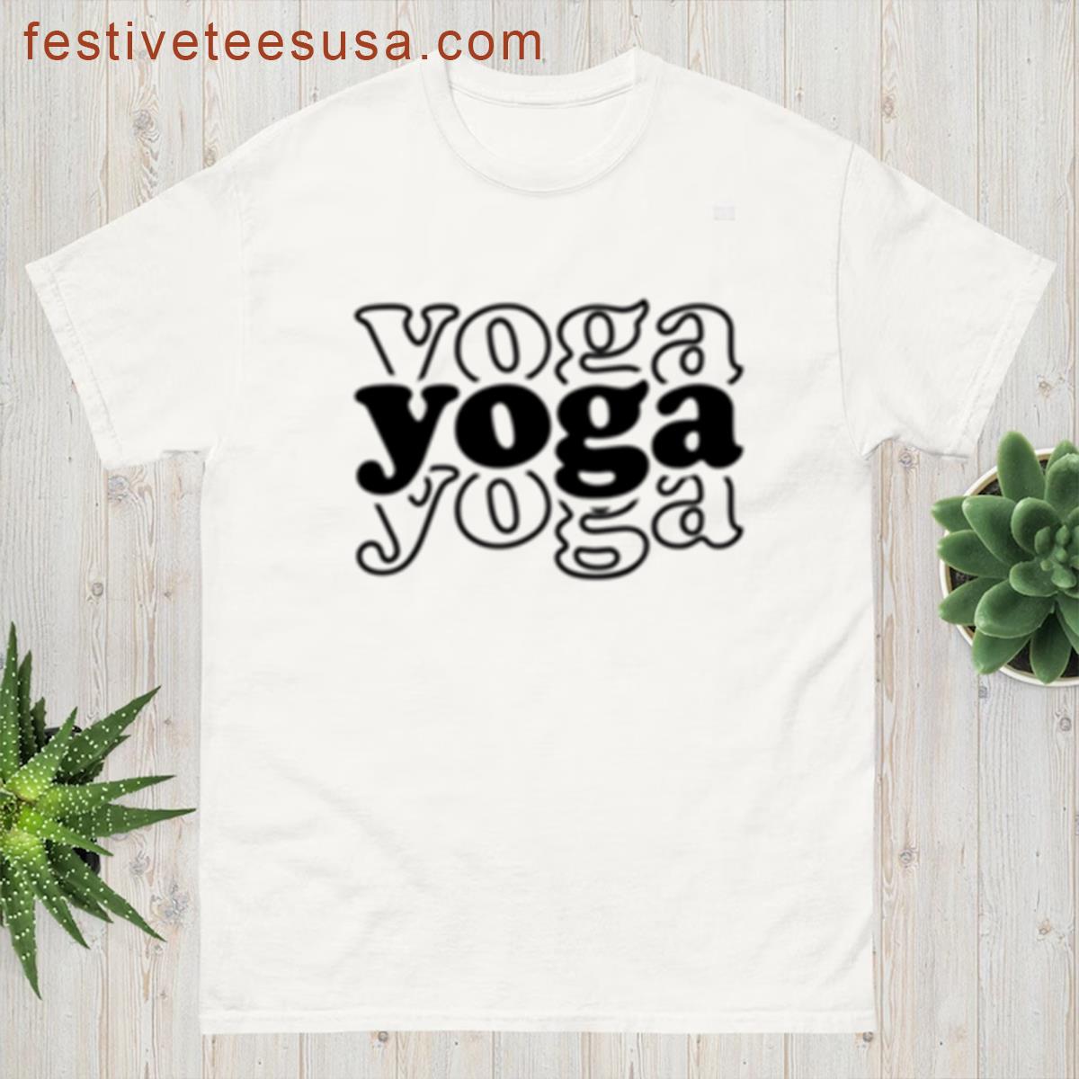 Yoga Vintage – Funny Yoga Lover T-shirt